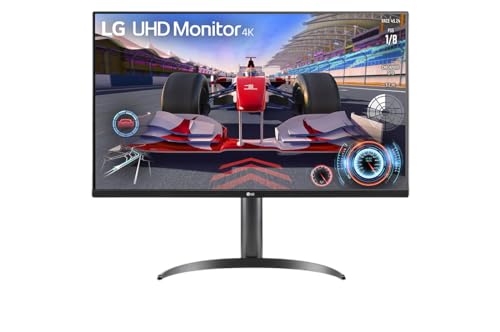 LG Ultrafine™ 32UR500-B Ecran PC 4K 32" - Dalle VA résolution UHD 4K (3840x2160), 4ms GtG 60Hz, HDR 10, DCI-P3 90%, AMD FreeSync, inclinable, Haut-parleurs intégrés