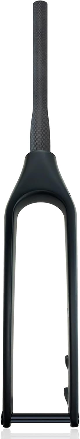Carbon Fiber Mountain Bike Rigid Fork 27.5'' 29'' 1-1/2'' Tapered Tube Bikes Front Fork Disc Brake 15X110mm Boost Thru Axle Bikes Hard Front Fork Internal Routing