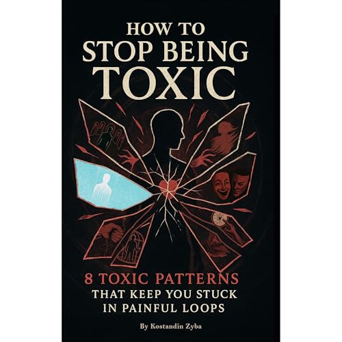 HOW STOP BEING TOXIC: 8 Toxic Patterns that Keep you Stuck in Painful Loops Audiolibro Por Kostandin Zyba arte de portada