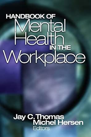 Handbook of Mental Health in the Workplace book cover