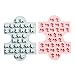 3 Piezas 34-Cavidad gomoso Jigsaw Puzzle caramelo moldes de silicona - chocolate gomoso moldes for hielo rejilla del molde del chocolate molde de la torta del molde del caramelo (Color : 2)