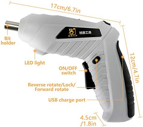 Rechargeable Cordless Drill Driver Kit 