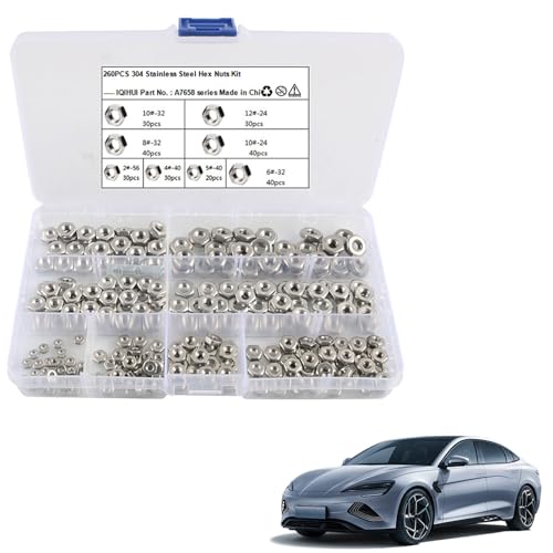 Écrous hexagonaux en acier inoxydable kit écrou hexagonal de remplacement robuste