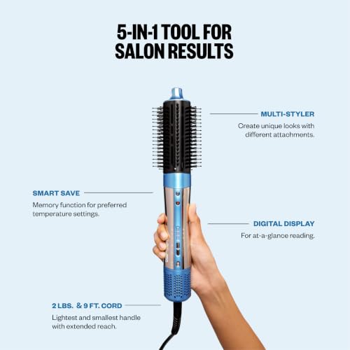 Image of BaBylissPRO The Style /Switch 5-in-1 Air Styling and Drying System, Ionic Lightweight Multi-Styler Hot Air Styler