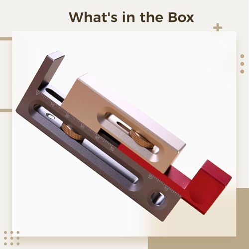 Outil d'alignement de scie à table compensation de longueur pour tenon parfait