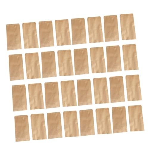 KESYOO 100個 優質牛皮紙袋 強粘着収納ポーチ ガーデン用クラフト収納袋 防湿対策 小型携帯便利