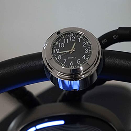 Relógio luminoso de moto, à prova d'água, relógio de moto, presentes para homens com chave inglesa,