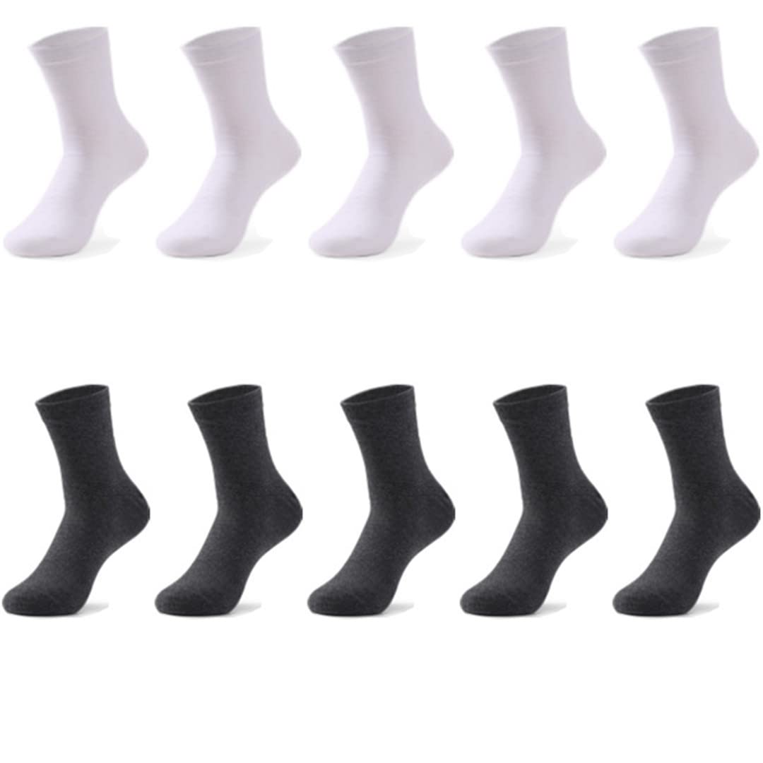 Calcetines de algodón para hombre negro negocios suave transpirable invierno masculino calcetines largos más tamaño