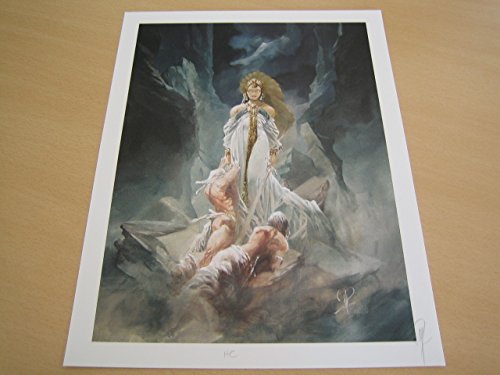 Affiche Varanda Alberto robe blanche poster signé cadeau idéal 30x40 cm
