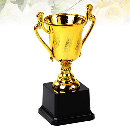Abaodam Mini troféu de prêmio copos de troféu de plástico dourado copo premiado vencedor do primeiro