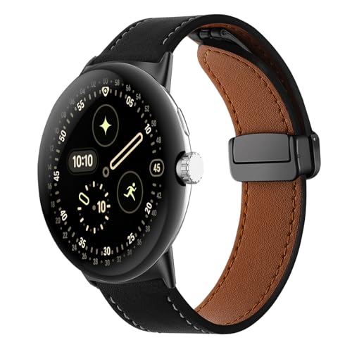 [AiMaoo] ���U�[�o���h Google Pixel Watch 4 45mm (2025) �Ή� �o���h ���C �o�b�N���t�� ���� PU�{�v �����x���g �����ȒP �ւ��x���g �r�W�l�X�X�^�C�� �X�g���b�v �R���p�`�u�� Pixel Watch 4 4