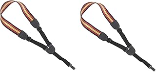 VICASKY 2 Pçs Alça De Gancho De Instrumento De Náilon Guitarra Alças Ajustáveis Baixo Ukulele Ukelele Cinta De Guitarra Elétrica Cinta De Violão Cinta De Náilon Ukulele Cinto De Ukulele