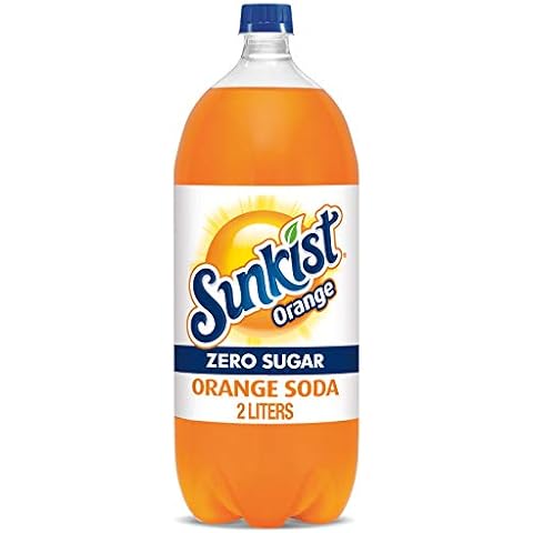 Sunkist Zero Sugar Orange Soda, 67.6 Fl Oz Bottle Cover