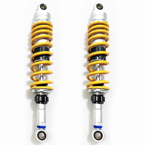 Amortisseurs de suspension arrière 380 mm en acier robuste pour moto