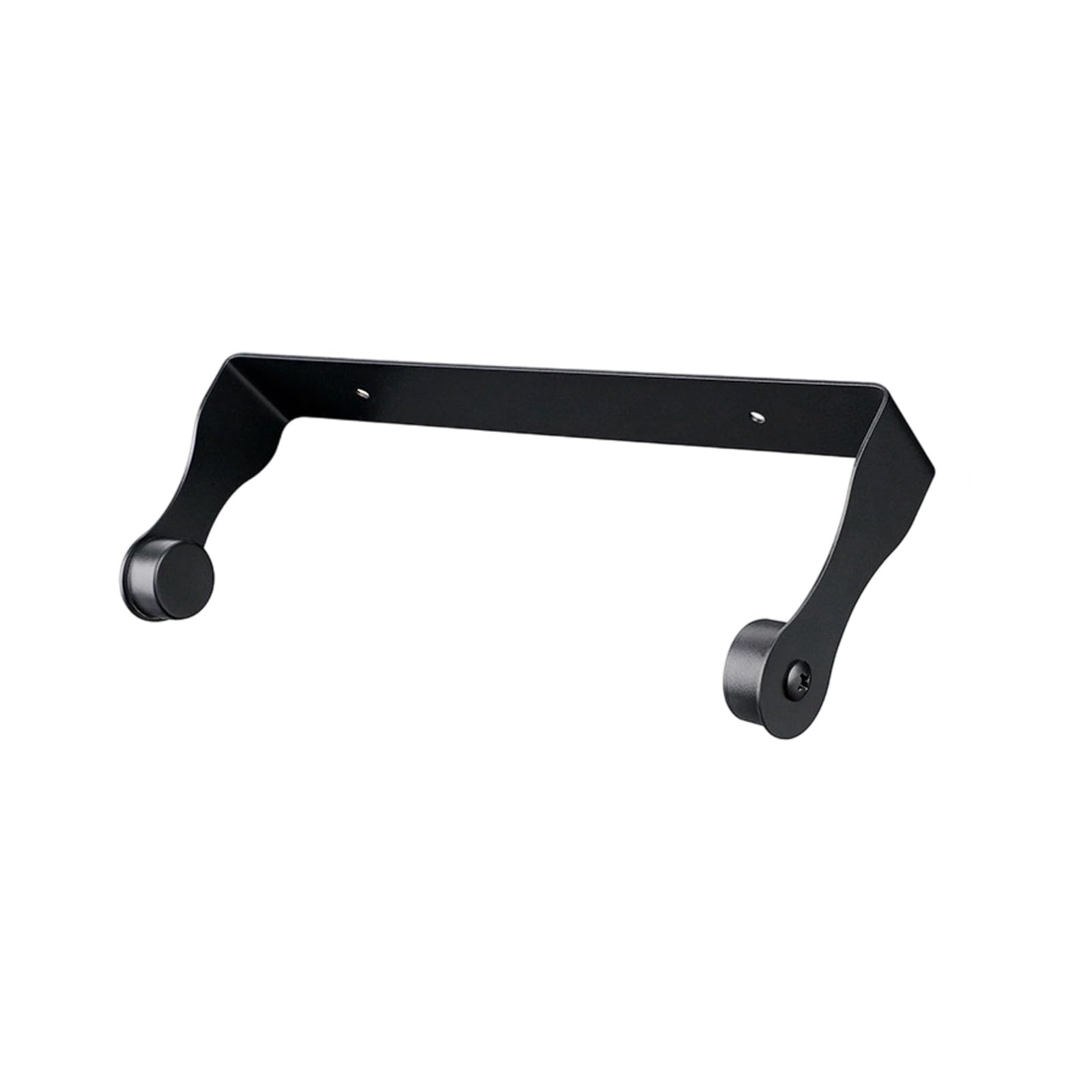 Jiingekk Black Strong Adhesive Backing Paper Towel Holder Wall Mounted Steel Waterproof Tissue Rack Suitable For Bathroom Kitchen Use Waterproof Wall Mount Tissue Rack