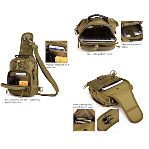 Sac militaire Molle idéal pour cyclisme et camping sauvage