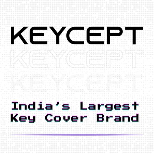 Image of KEYCEPT Metal Armor Key Cover Compatible for Kia Syros, EV6, EV9 Seltos 2026 4 Button smart Key with Keychain . (Metal Armor)