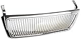 Spec-D Tuning HG-F15004CVT Ford F150 Xl Stx Xlt Fx4 Chrome Vertical Front Grille 1 Pc