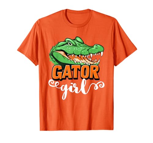 Gator Girl Florida Alligator Souvenir Home State Womens Gift T-Shirt