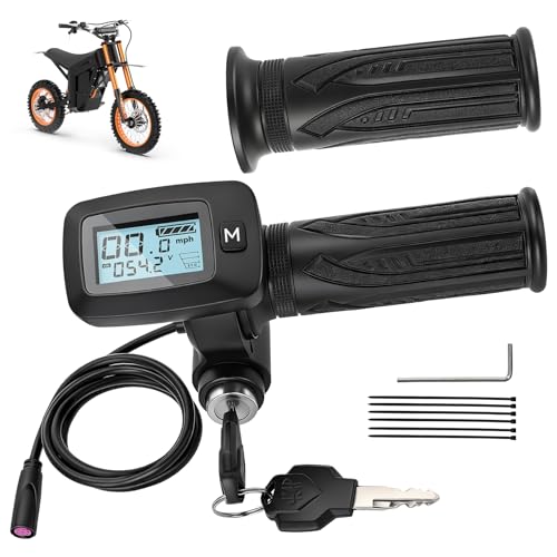 SHIQINHA 48V Ebike Throttle with M Button Key Replacement for