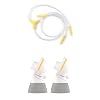 Medela Replacement Tubing and 2 Count PersonalFit Flex Connectors, Compatible with Pump in Style Maxflow Breast Pump