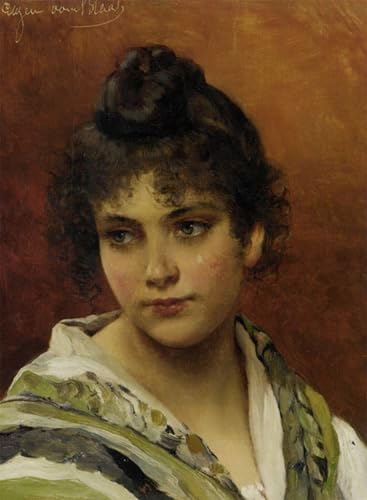 Lienzo de Eugene De Blaas de 60x90cm para solucionar paredes vacías en el dormitorio