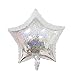 118 Pieces Snowflake Balloon Garland Arch kit-Snowflake Balloon with Silver Blue White Latex Balloons set for Winter Wonderland Holiday Christmas Baby Shower Snow Princess Birthday Party Decorations