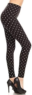 R885-PLUS Polka Dots Print Fashion Leggings