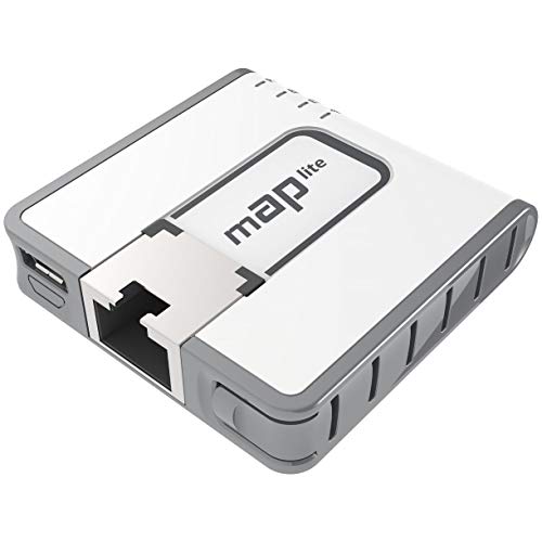 Mikrotik mAP lite 100Mbit/s Energía sobre Ethernet (PoE) Blanco   Punto de acceso (100 Mbit/s, IEEE 802.11b,IEEE 802.11g,IEEE 802.11n,IEEE 802.3af,IEEE 802.3at, 2,4 GHz, 10,100 Mbit/s, 1,5 dBi, 3,5 W)