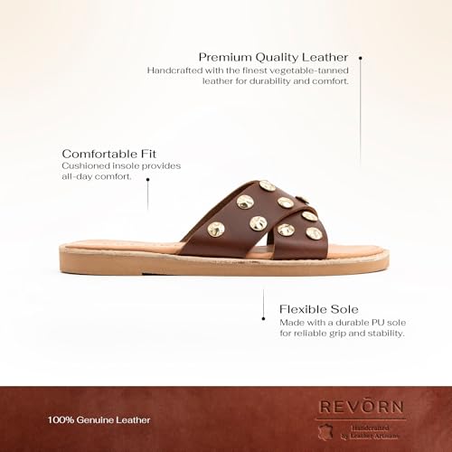 REVORN-SHINE-Designer-Sandal-Handcrafted-Women-Sandal-100-Genuine-Leather-Ultra-Comfortable-Insole-Flexible-Sole-Sophisticated-Design