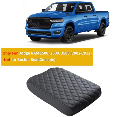 GIANT PANDA Custom Fit Center Console Cover for Dodge RAM 1500 2500 3500 2002 2003 2004 2005 2006 2007 2008 2009 2010 2011 2012 with Jump Seat - Waterproof Armrest Center Cover - Full Protection by GIANT PANDA - Used condition - Image 2