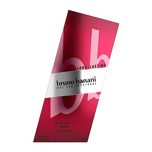 bruno banani Woman's Best – Eau de Toilette Natural Spray – Fruchtig-süßes Damen Parfüm – 1 er Pack (1 x 30ml)
