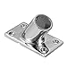 SHENGHUISS Boat Hand Rail Fitting Heavy Duty 316SS Marine Round Base with L Shape Hex Key and Screws Rectangular 60° 1-1/4 inch 2 Pack