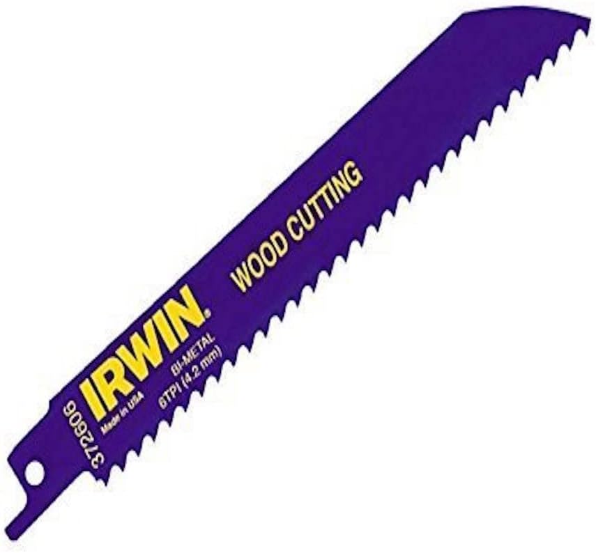 Irwin Sabre Saw Blades Wood Cutting Pack of 5 606r Band Saw Blades