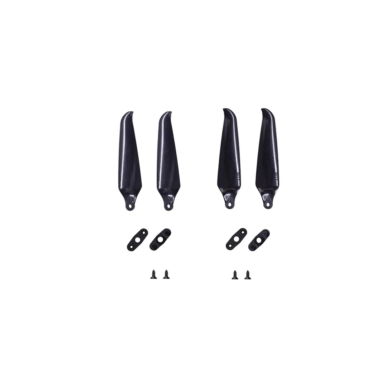 2 coppie (2 in senso orario + 2 antiorario) for eliche pieghevoli F8041 da 8 pollici 2 giranti / 3 giranti in nylon di vetro(2Pairs 2-Blade)