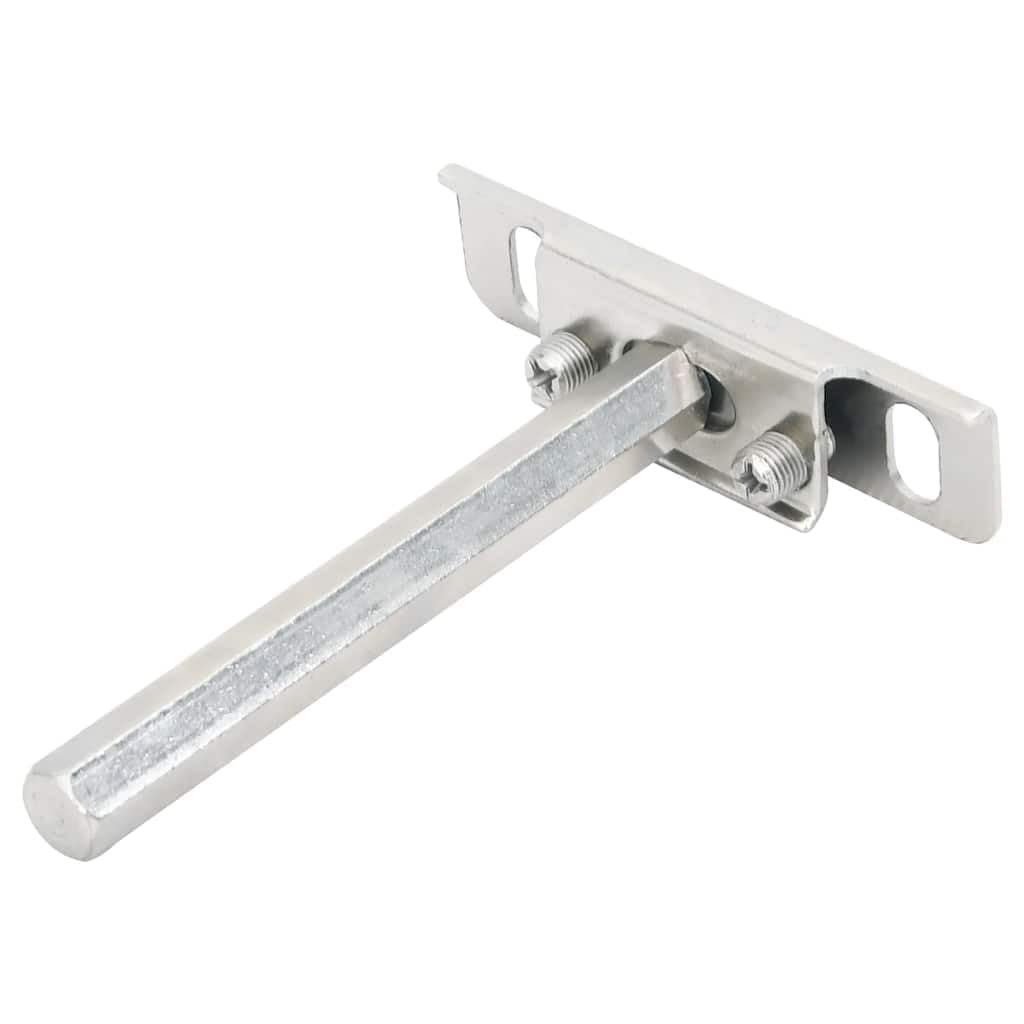 Soporte flotante para estanterías, 12 unidades, diámetro 12 x 100 mm, acero al carbono niquelado, soporte de pared estable para estantería de madera, carga pesada, montaje interior y exterior