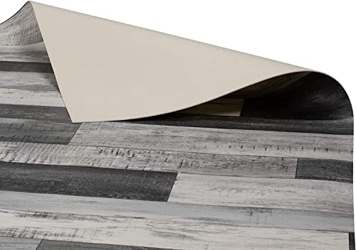 Miniatura 4 de Plaza Cuban Oak Gris 909m - Revestimiento De Suelo De Vinilo Acolchado Pvc Espumado , Muy Resistente A La Abrasión, Efecto Madera Elegante, Superficie En Relieve, Se Vende Por Metros 200 X 300 Cm