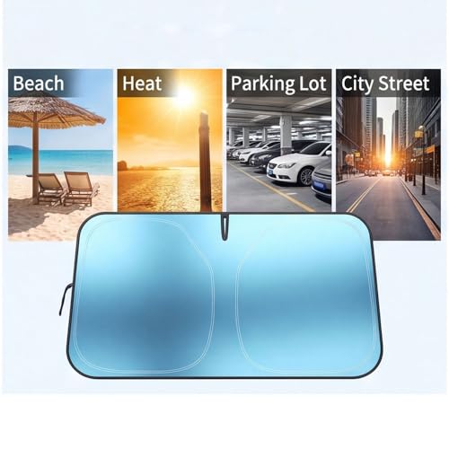 Pare-soleil pour Renault Twizy 2012-2025 : protection de pare-brise pliable isolante