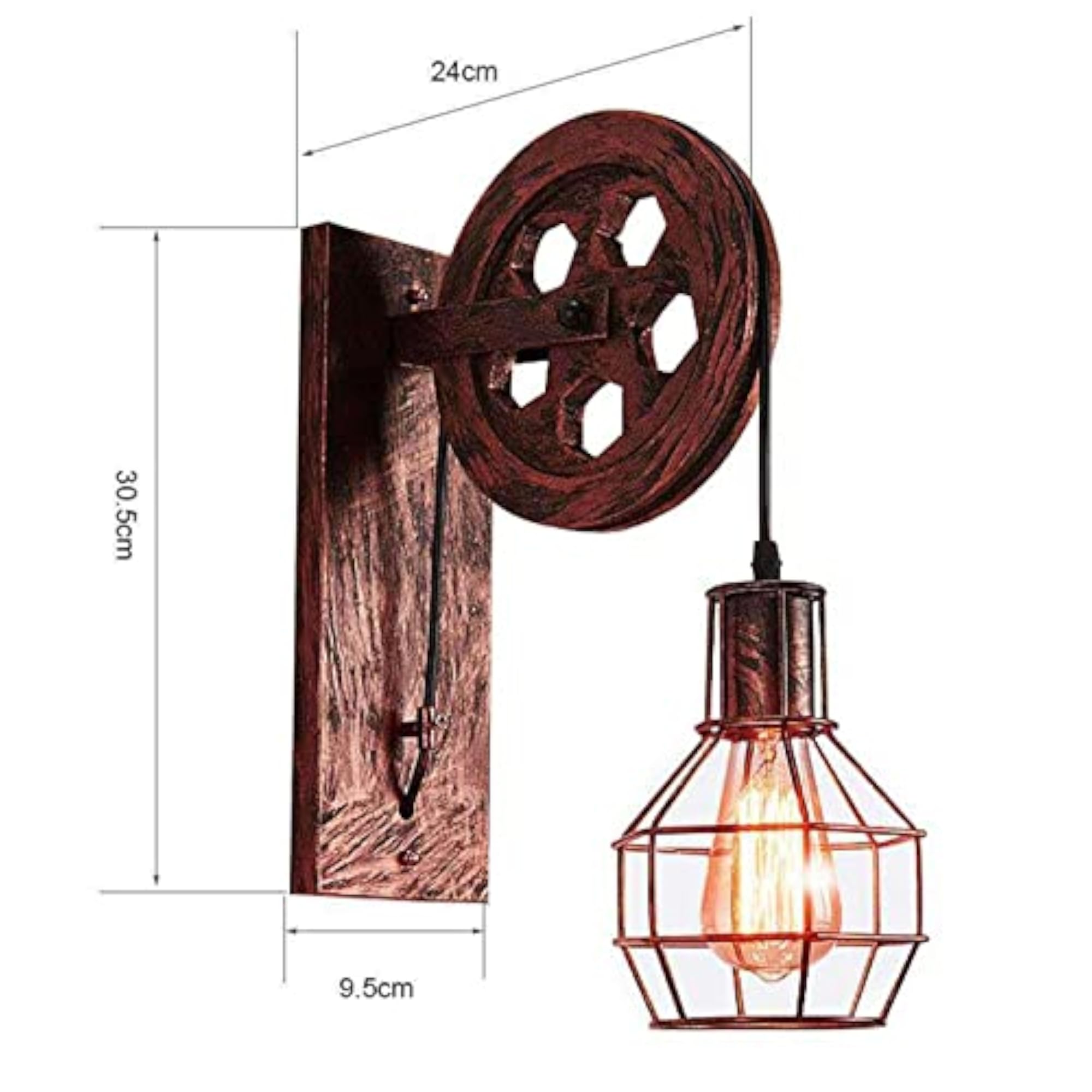 Wall Lamp Fixture Sconce E27 Kitchen Light