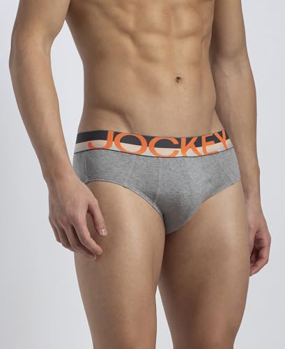 Image of Jockey FP01 Men Super Combed Cotton Solid Brief with Ultrasoft Waistband (Pack of 2)