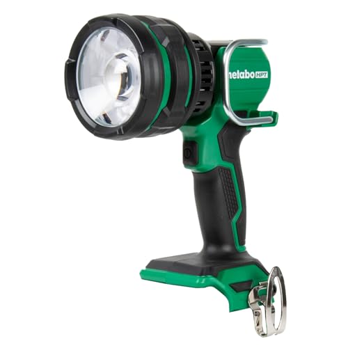 Metabo HPT 18V MultiVolt™ Cordless LED Handheld Spotlight | Tool Only - No Battery | Illuminates up to 730 yards | 4 Light Settings | 1050 Lumen | UB18DHQ4