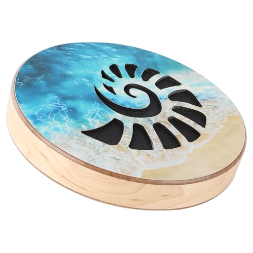 BGMUSER Stream Drum 10 inch Ocean Drum Professional Wave/Water Sound Healing Therapy Meditation Instrument for Adult Yoga Relaxation Sleep Aid & Stress Relief Tool