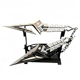 crafthand Hot Game Kuronami no Yai Knife Metal Martial Arts Weapon Cosplay Props Collection Product Backpack Pendant Desktop Display Decoration