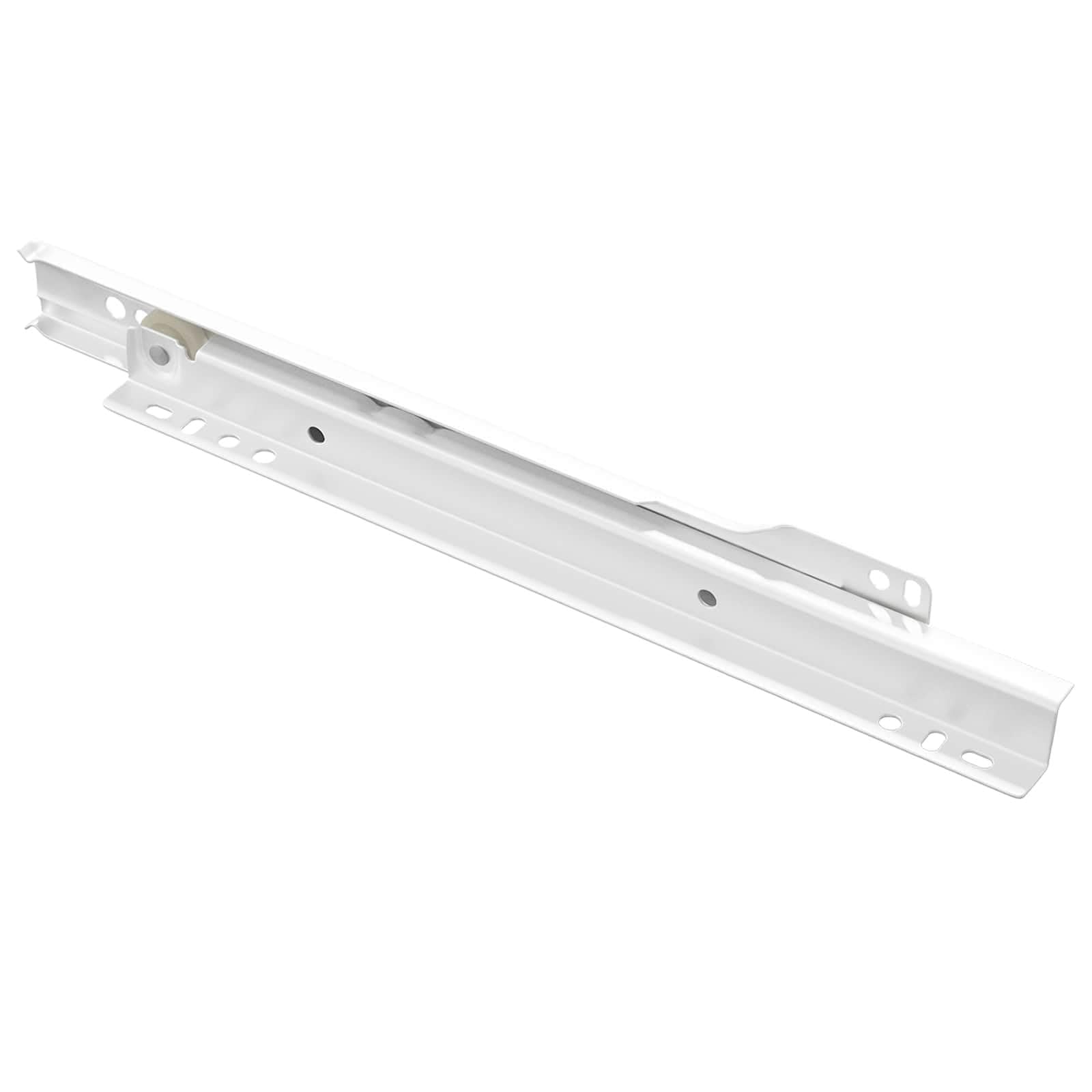 Glissières de tiroir 250mm en acier blanc pour armoire et commode - Lot de 87