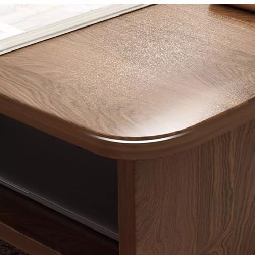 Table basse style japonais salon chambre meuble bas mat - 6