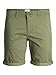 JACK & JONES Herren Chino Shorts Regular Fit 12165604,Deep Lichen Green,M
