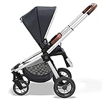 MOON Sportwagen-Buggy RESEA SPORT, navy melange, mit soliden Räder, faltbar mit Sportsitz, umsetzbarer Sitz, extra lange Rückenlehne