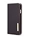 Note8 case, Galaxy Note 8 Case, Samsung Galaxy Note8 Case, BENTOBEN Genuine Leather Slim Flip Kickstand Credit Card Slots Cash Holder Protective Wallet Case Cover for Samsung Galaxy Note 8, Brown