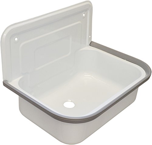 Preisvergleich Produktbild sanicomfort 1795368 Stahlausgussbecken, weiß emailliert