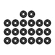 Cymbal Felt Washer, 20 Stück 4cm graue rutschfeste Cymbal Filz Unterlegscheiben für Schlagzeug Becken Ständer Ersatzteile